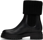 Gianvito Rossi Black Tenney Chelsea Boots