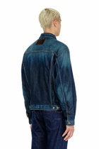 Diesel Trucker jacket in selvedge denim - Denim Jackets - Unisex - Blue