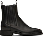 Golden Goose Black Leather Chelsea Boots
