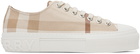 Burberry Beige Check Sneakers