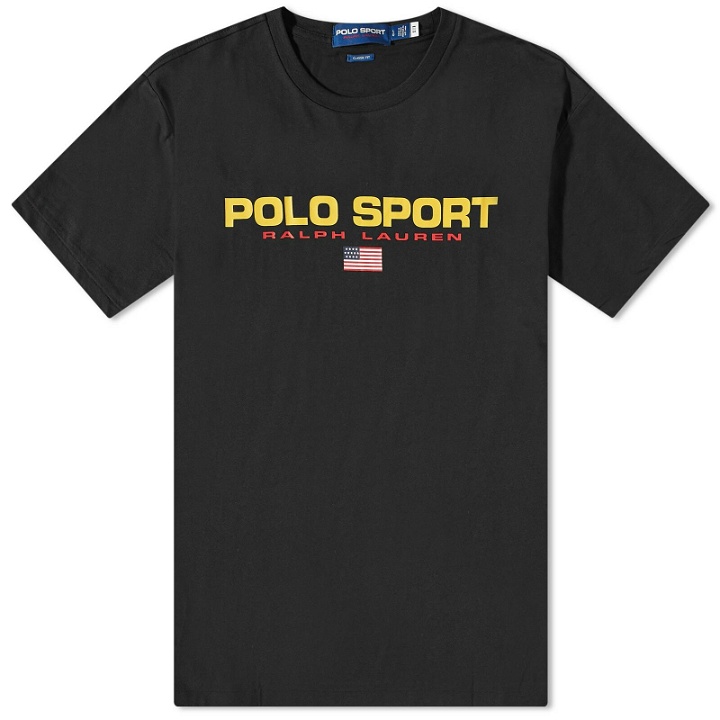 Photo: Polo Ralph Lauren Men's Polo Sport T-Shirt in Polo Black/Gold