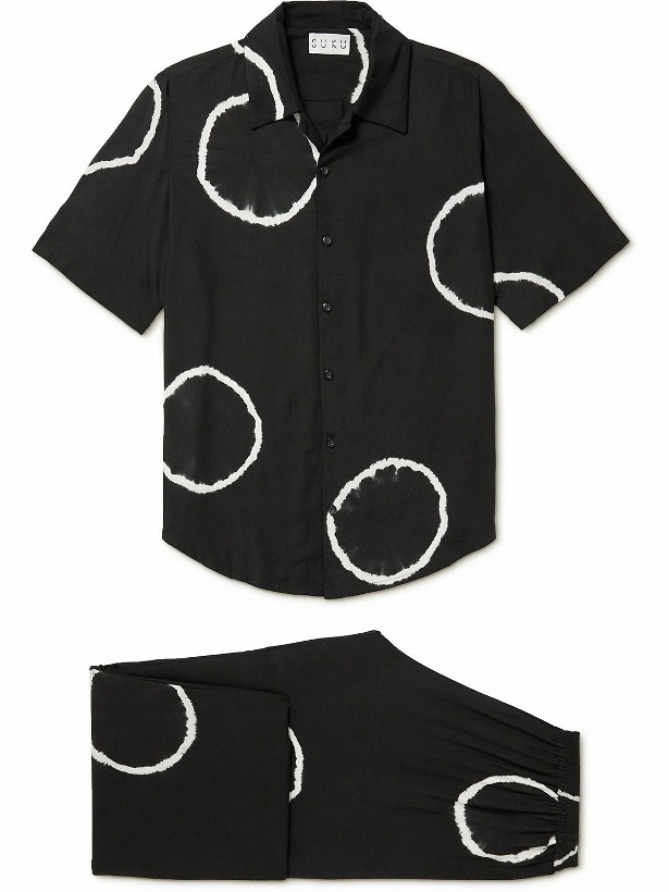 Photo: SUKU - Summer Bamboo-Jersey Pyjama Set - Black