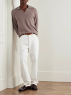 Rag & Bone - Johnny Cashmere Polo Shirt - Brown