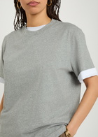 Rohe Crew-neck Cotton T-shirt Grey