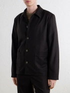 A.P.C. - Brest Wool-Blend Twill Blouson Jacket - Brown