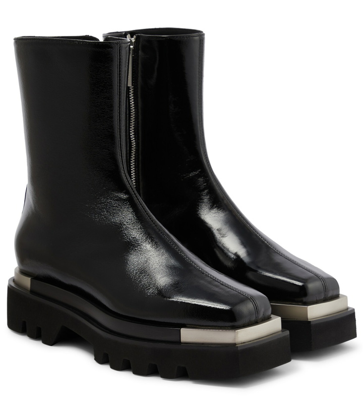 Photo: Peter Do - Metal-trimmed leather ankle boots
