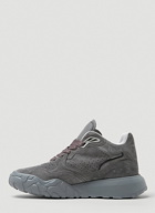 High Top Court Sneakers in Dark Grey