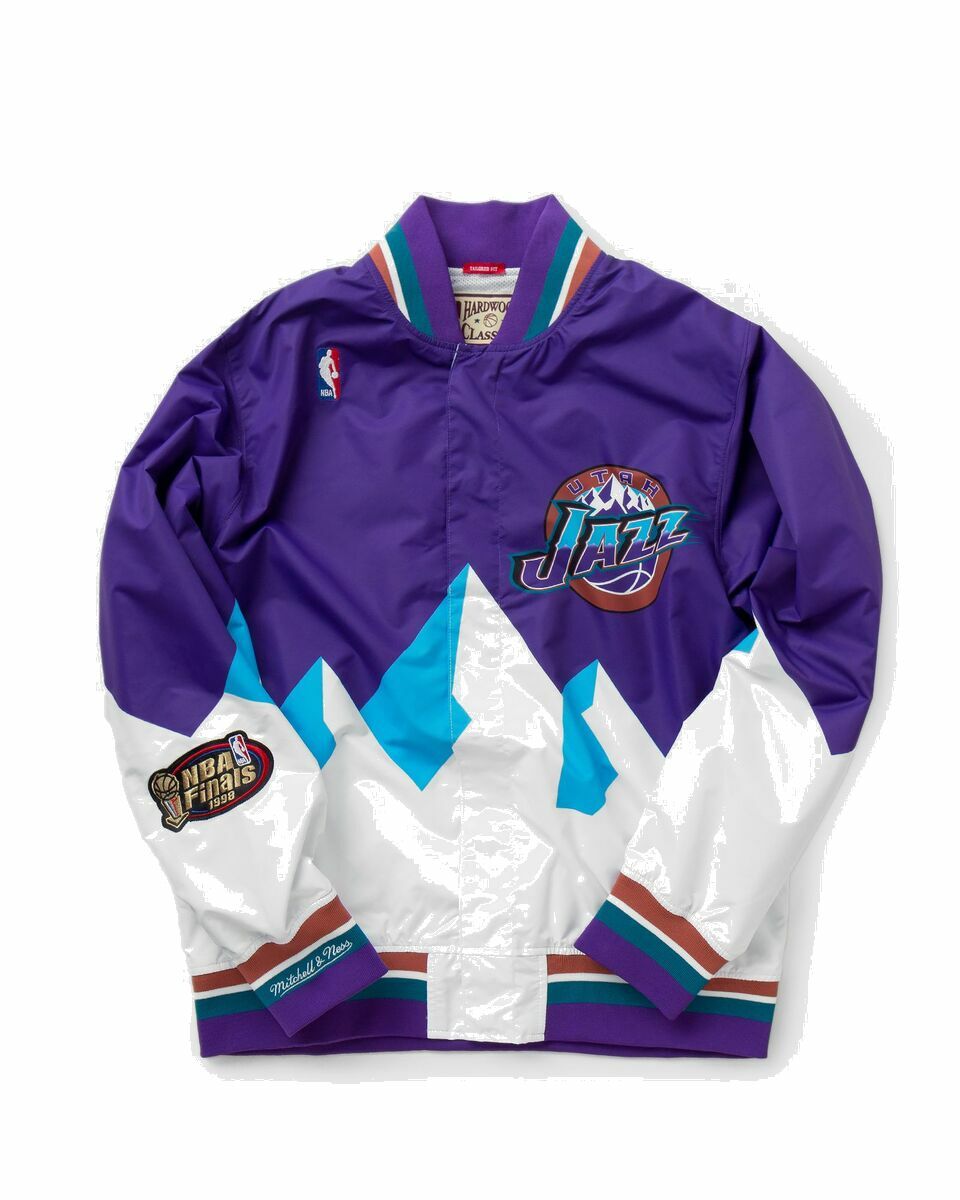 Photo: Mitchell & Ness Nba Authentic Warm Up Jacket Utah Jazz 1997 98 Purple - Mens - College Jackets/Track Jackets