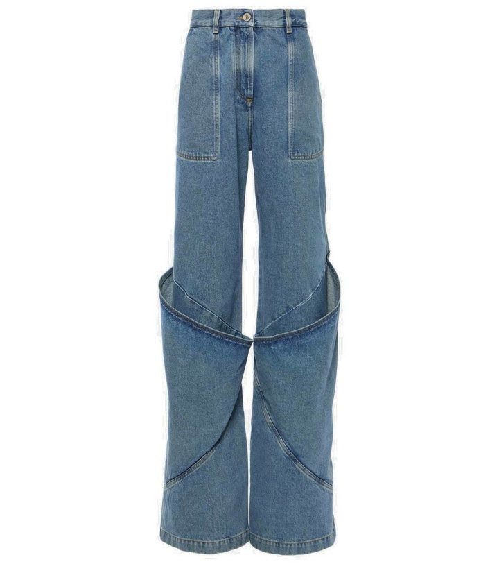 Photo: The Attico Low-rise wide-leg cargo jeans