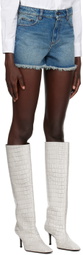 AMI Alexandre Mattiussi Blue Five Pockets Shorts