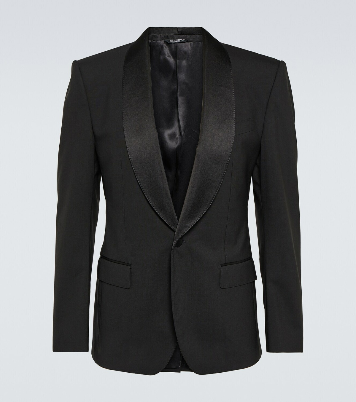 Dolce & Gabbana Black Wool Single Breasted MARTINI Blazer