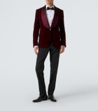 Dolce&Gabbana Wool and silk-blend tuxedo pants