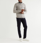 Peter Millar - Chalet Textured Wool-Blend Sweater - Gray