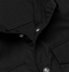 Balmain - Slim-Fit Logo-Print Cotton-Twill Shirt - Black