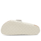 Birkenstock Kyoto in Antique White Suede