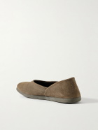 Stòffa - Suede Slippers - Brown