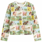 Bode Women's Comic Strip Long Sleeve Top in Multi