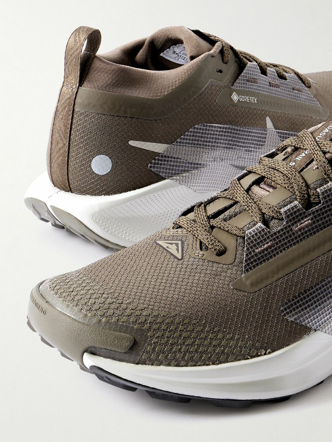 NIKE RUNNING - Pegasus Trail 5 Rubber-Trimmed GORE-TEX Running Sneakers - Brown