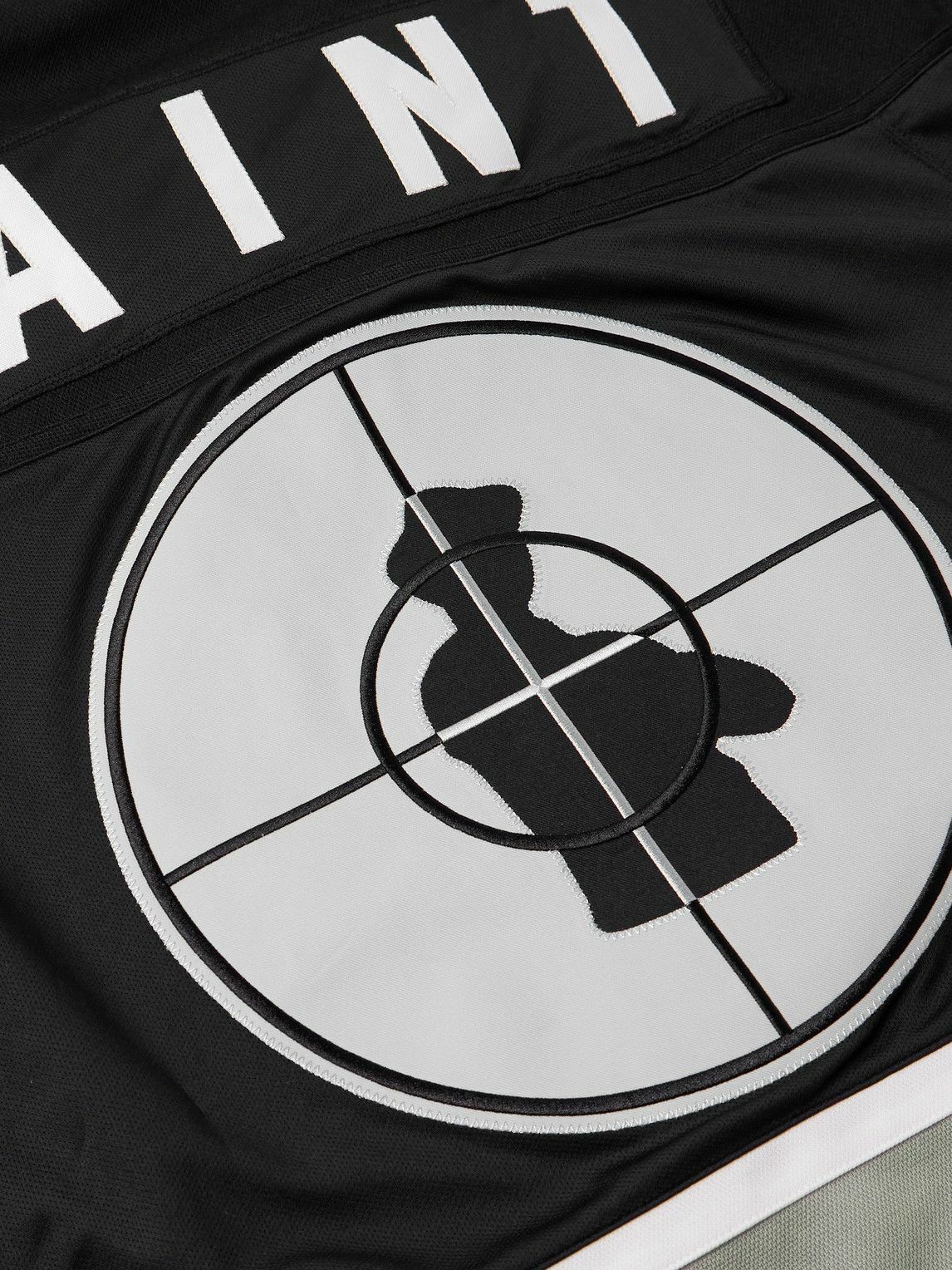 SAINT Mxxxxxx - Cactus Plant Flea Market Public Enemy Oversized Logo-Appliqud  Jersey T-Shirt SAINT Mxxxxxx