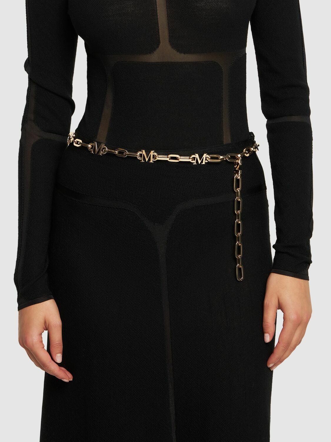 MAX MARA - M Classic Metal Chain Belt Max Mara display picture 3
