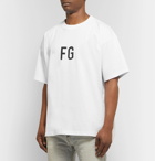 Fear of God - Oversized Logo-Print Cotton-Jersey T-Shirt - White