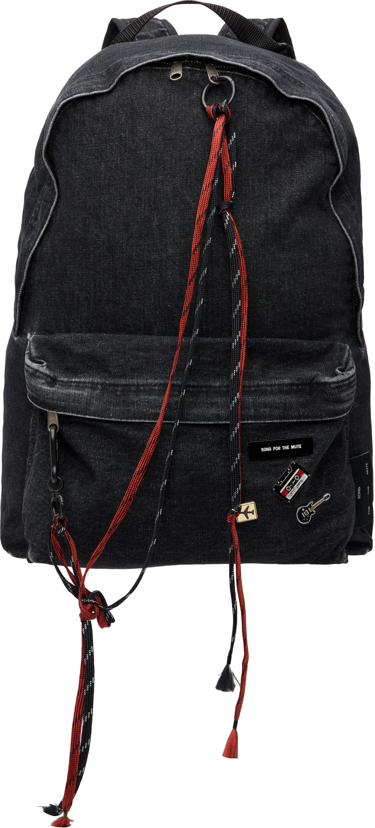 NO/FAITH STUDIOS Black Denim Multipocket Bag