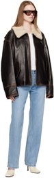 R2W Brown Allison Leather Jacket