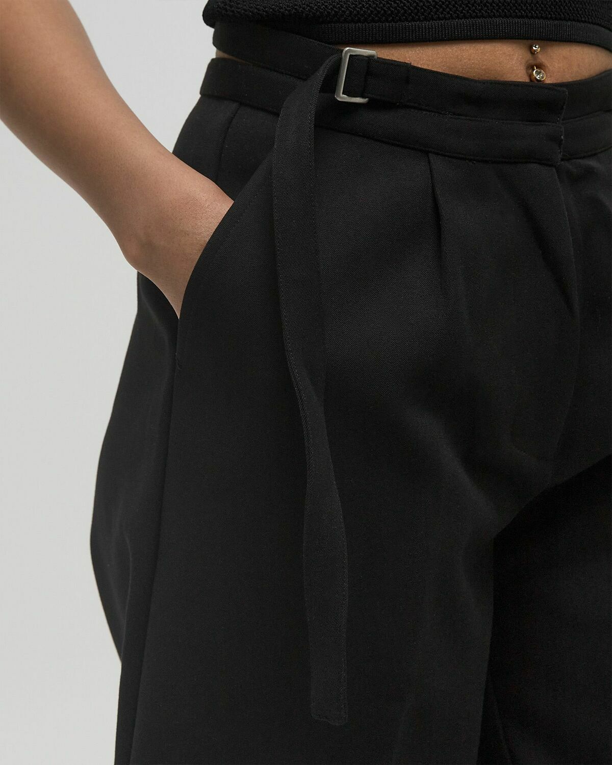 Daily Paper Strap short Black Womens Casual Short