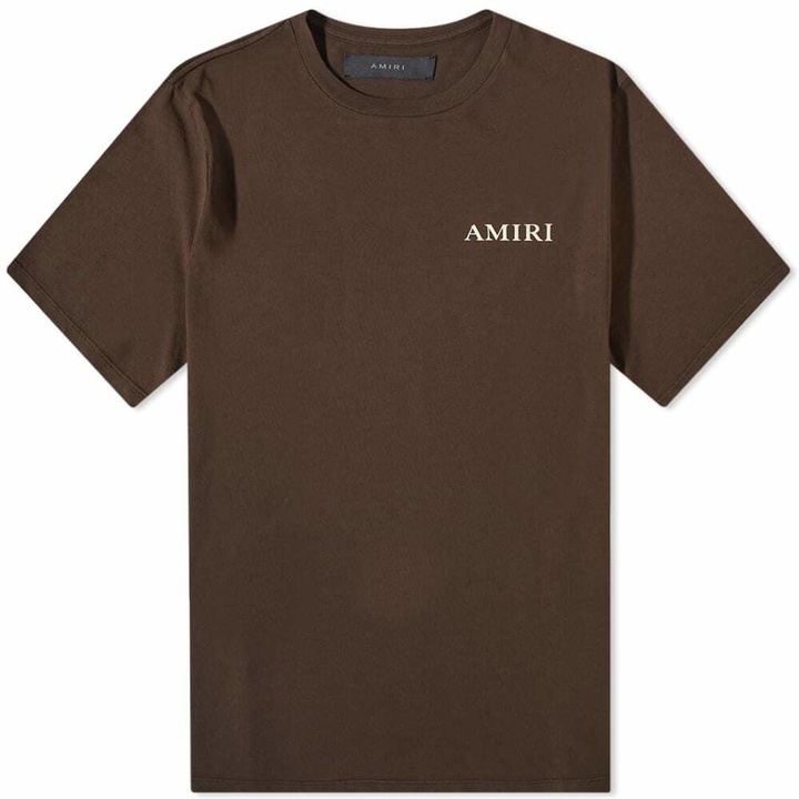 Photo: AMIRI "Puff" Logo T-Shirt in Demitasse