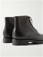 J.M. Weston - Full-Grain Leather Lace-Up Boots - Black