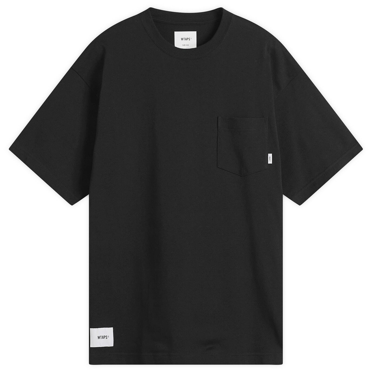 WTAPS Men's 21 Classic Logo T-Shirt in Black WTAPS