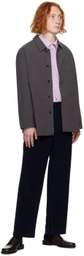 POTTERY Navy Wide Trousers