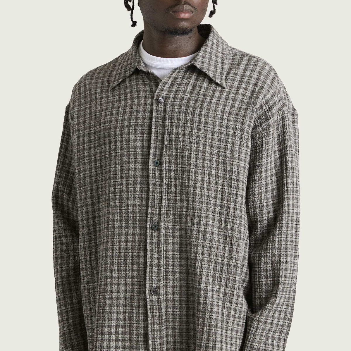 mfpen Men's Check Vacation Shirt in Shuffle Check