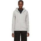 Noah NYC Grey Zip Front Hoodie