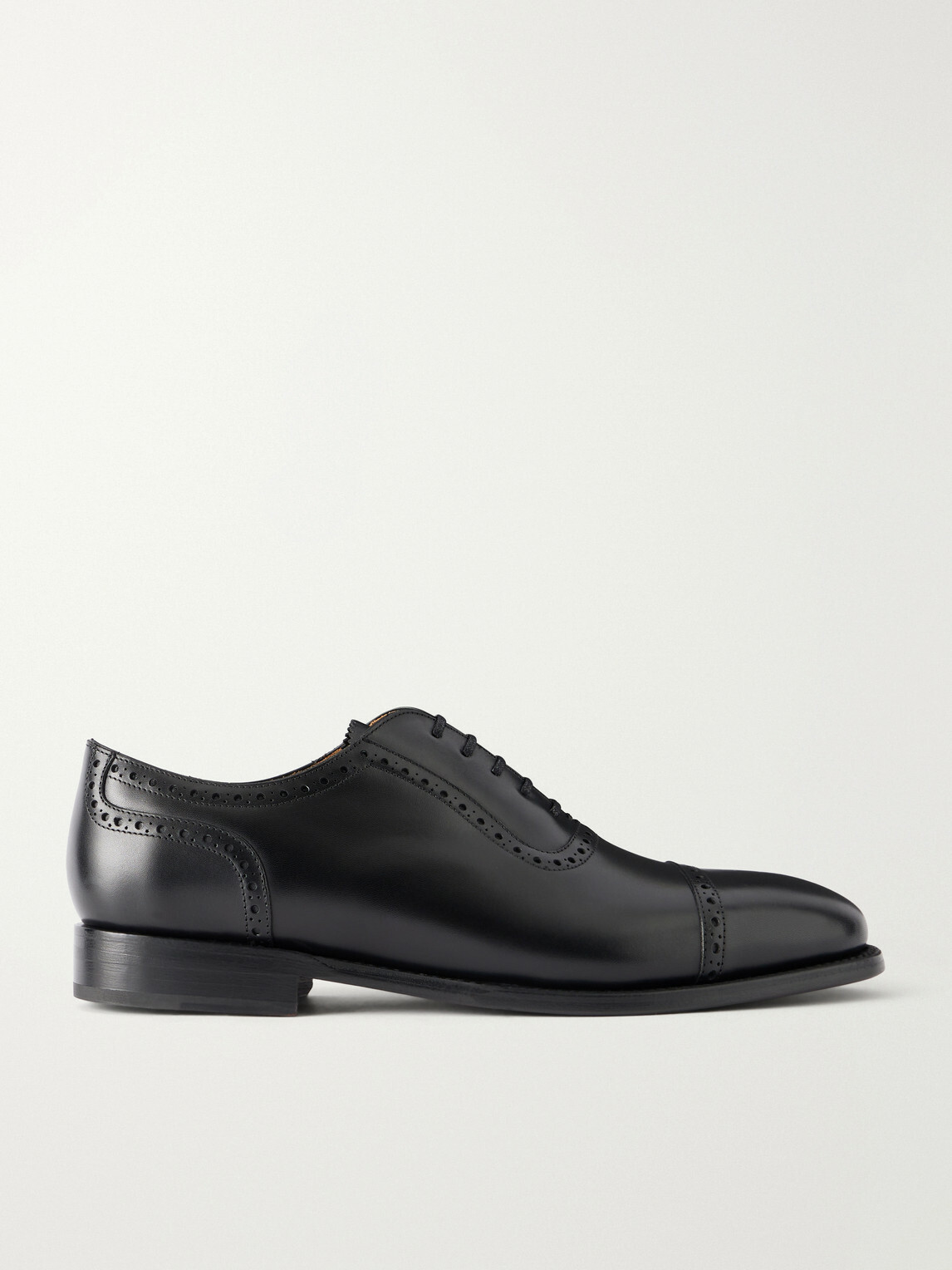 MORJAS - The Adelaide Leather Brogues - Black