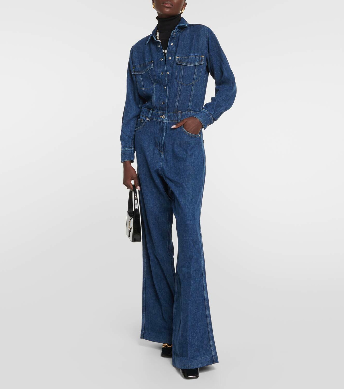 7 For All Mankind Denim jumpsuit
