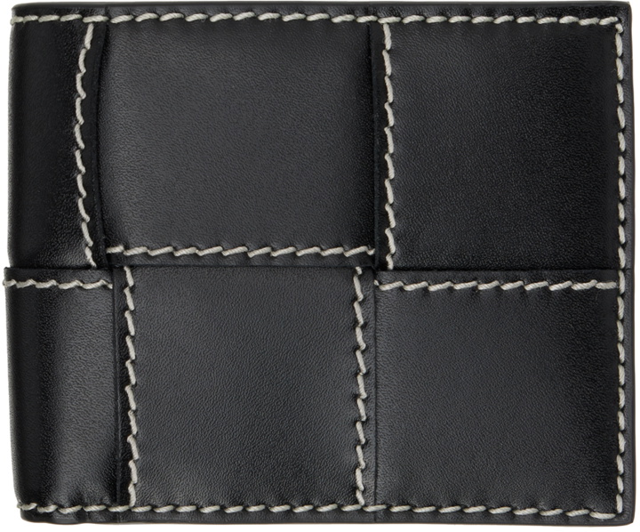 Photo: Bottega Veneta Black Cassette Wallet