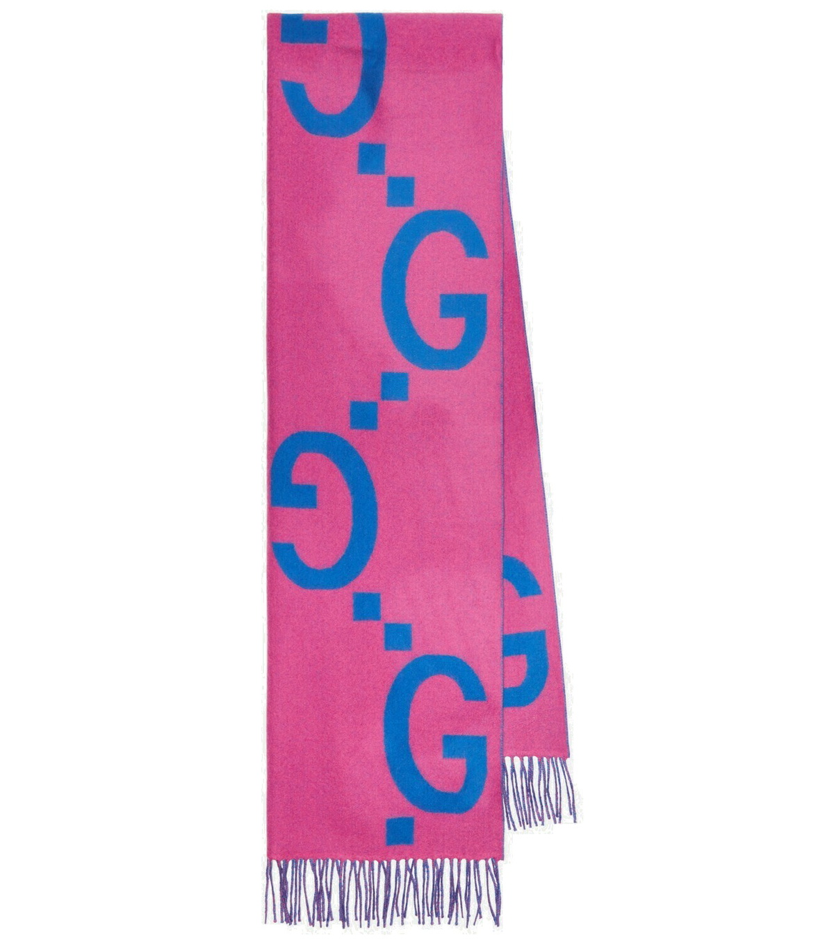 Gucci - Jumbo GG jacquard reversible wool scarf Gucci