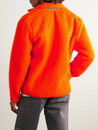 Polo Ralph Lauren - Logo-Appliquéd Shell-Trimmed Fleece Jacket - Orange