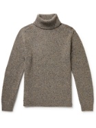 Hartford - Donegal Wool-Blend Rollneck Sweater - Green