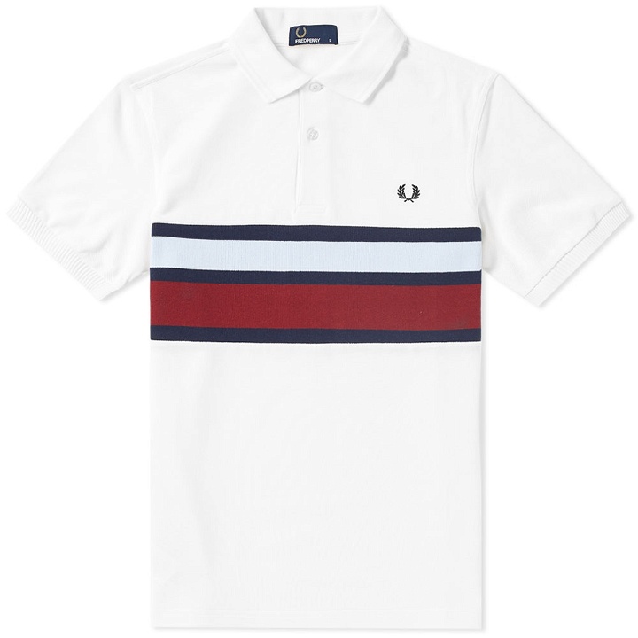 Photo: Fred Perry Stripe Panel Polo