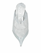 Mugler Womens Mules & Clogs in Silver