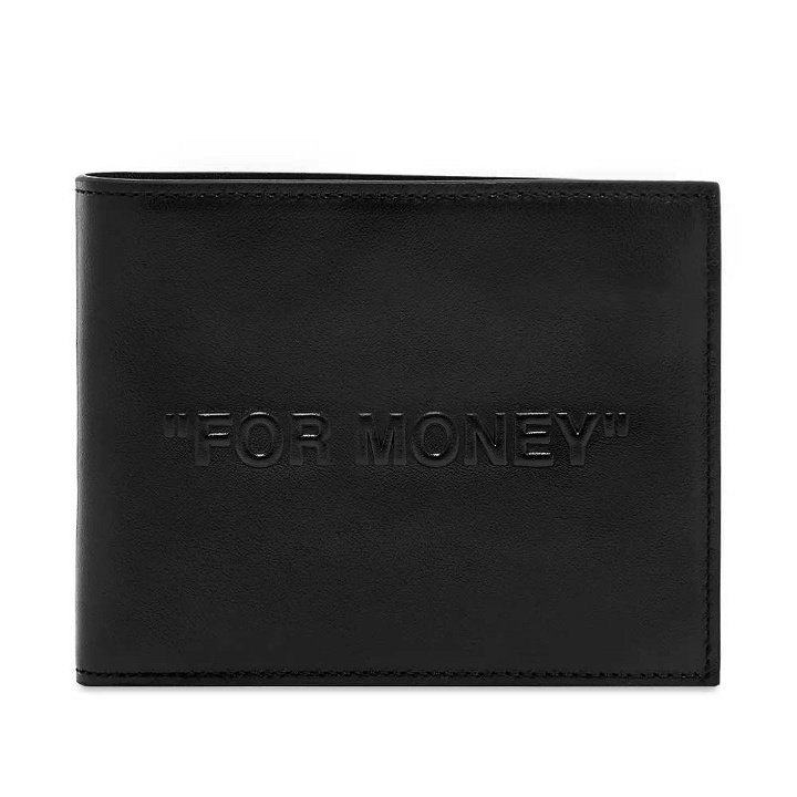 Photo: Off-White "FOR MONEY" Billfold Wallet
