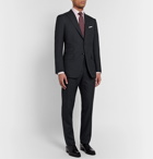 TOM FORD - Navy O'Connor Slim-Fit Prince of Wales Checked Wool Suit Trousers - Blue