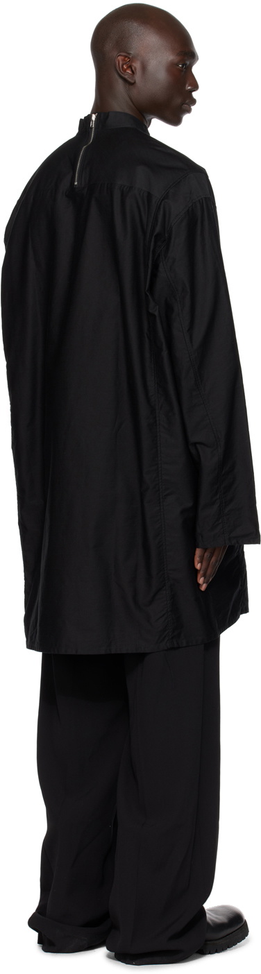 NICOLAS ANDREAS TARALIS Black Slub Shirt