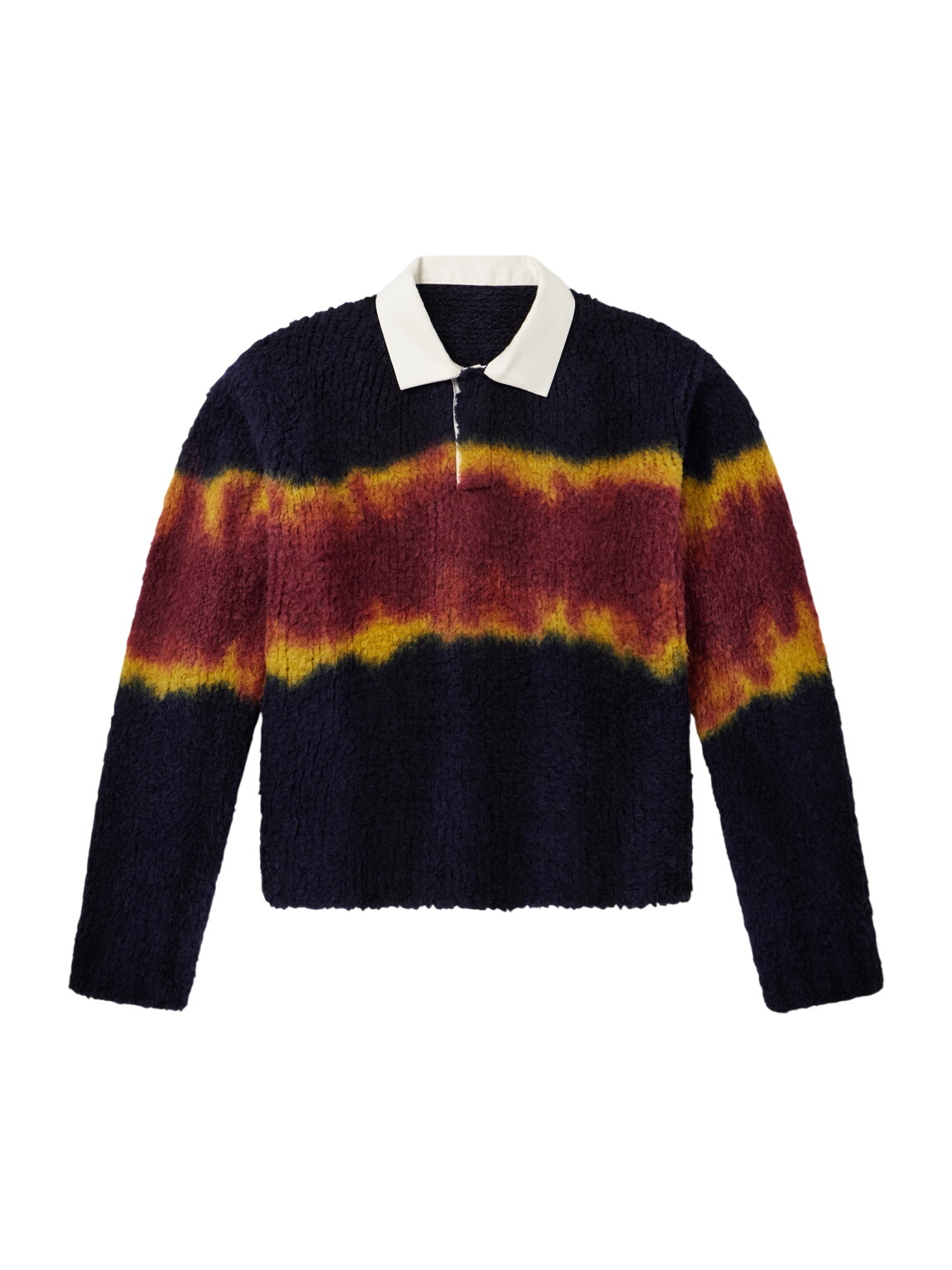 Cav Empt - Striped Waffle-Knit Cotton Sweater - Men - Gray Cav Empt