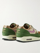 Nike - Air Max 1 NH Suede, Canvas and Mesh Sneakers - Green