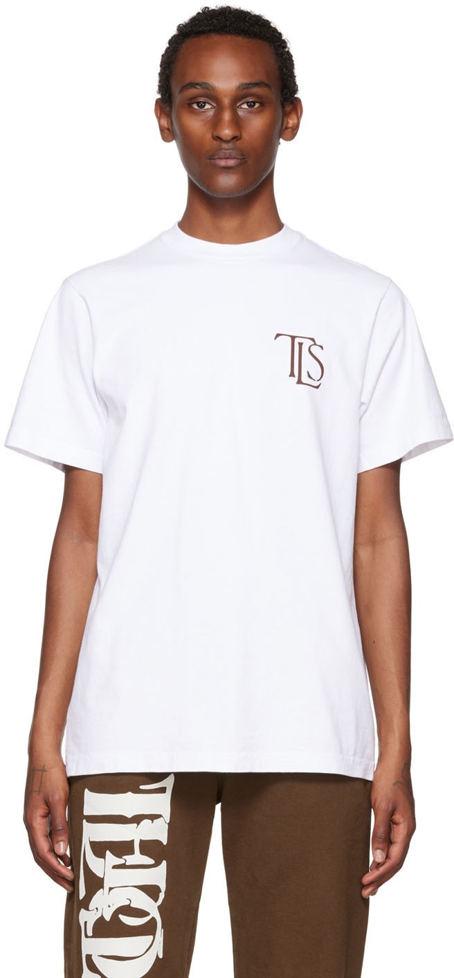 Total Luxury Spa White Monogram T-Shirt Total Luxury Spa