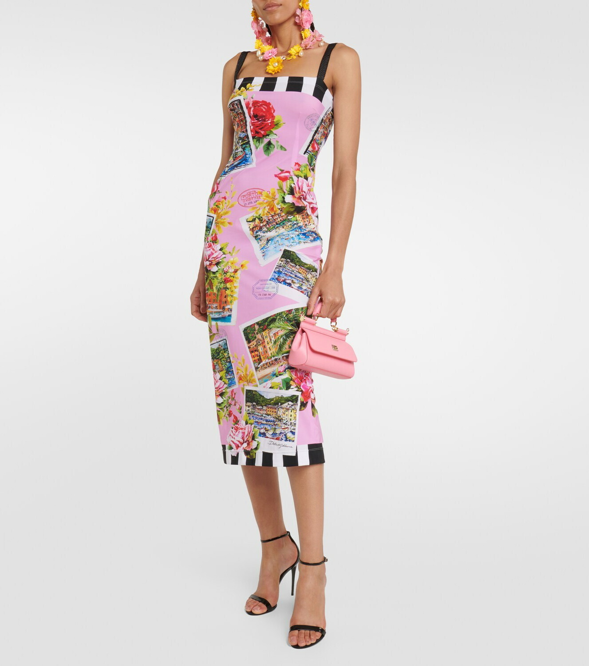 Dolce&Gabbana Portofino printed midi dress Dolce & Gabbana