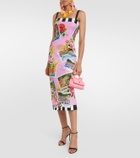 Dolce&Gabbana Portofino printed midi dress